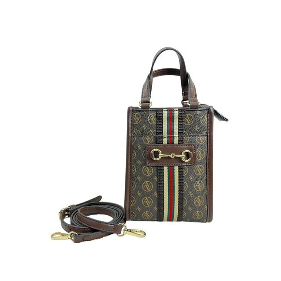 Adrienne Vittadini Signature Collection Phone Holder Crossbody - Picture 1 of 16
